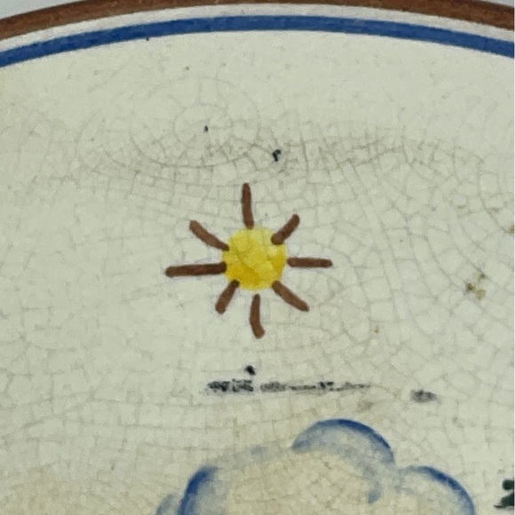 Vintage decorative plate Pillar Lake Falkland B.C. Has hanger on back. - Picture 8 of 9